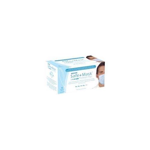 Medicom 2040 SafeMask Premier Plus Earloop Face Masks ASTM Level 2 Blue 50/Bx Medicom 2040 SafeMask Premier Plus Earloop Face Masks ASTM Level 2 Blue 50/Bx